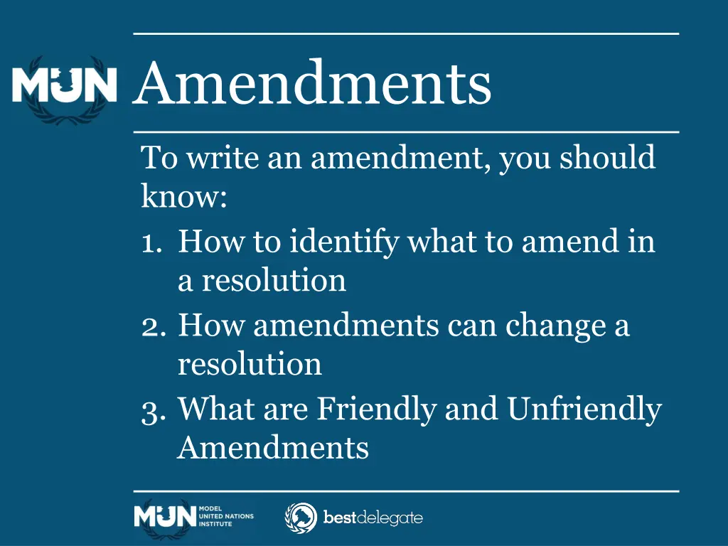 amendments 1