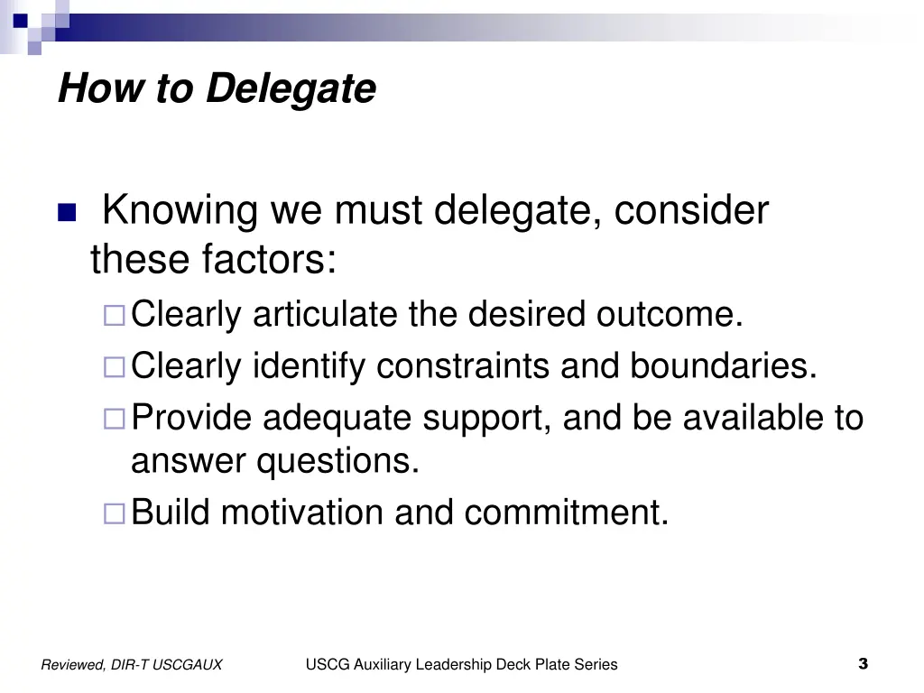 how to delegate