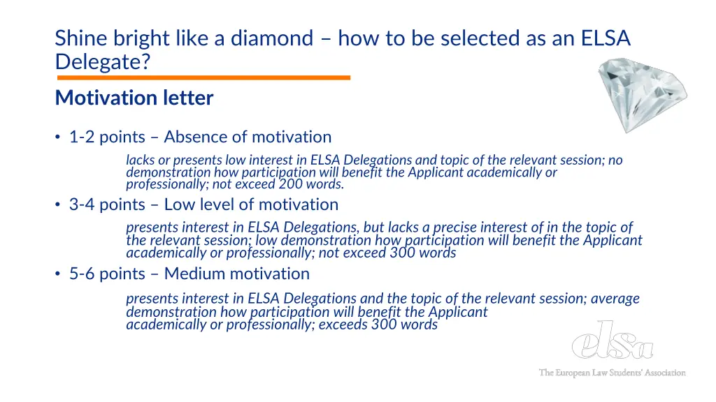 shine bright like a diamond how to be selected 3