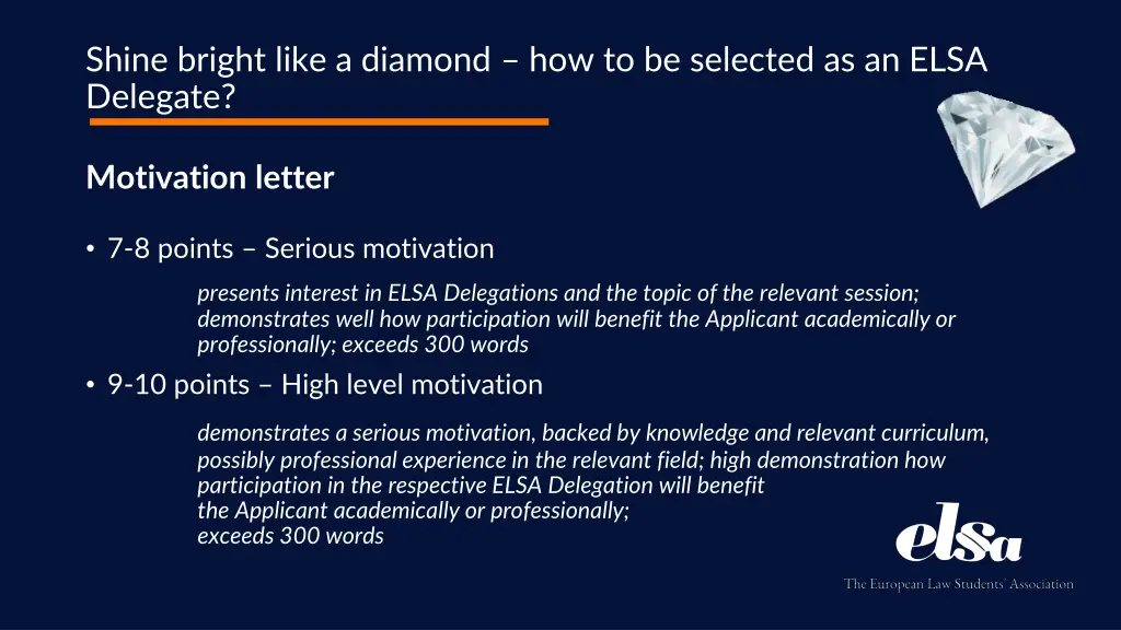 shine bright like a diamond how to be selected 4