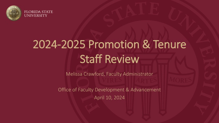 2024 2024 2025 promotion tenure 2025 promotion