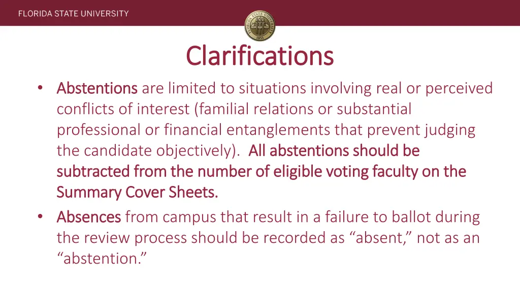 clarifications clarifications