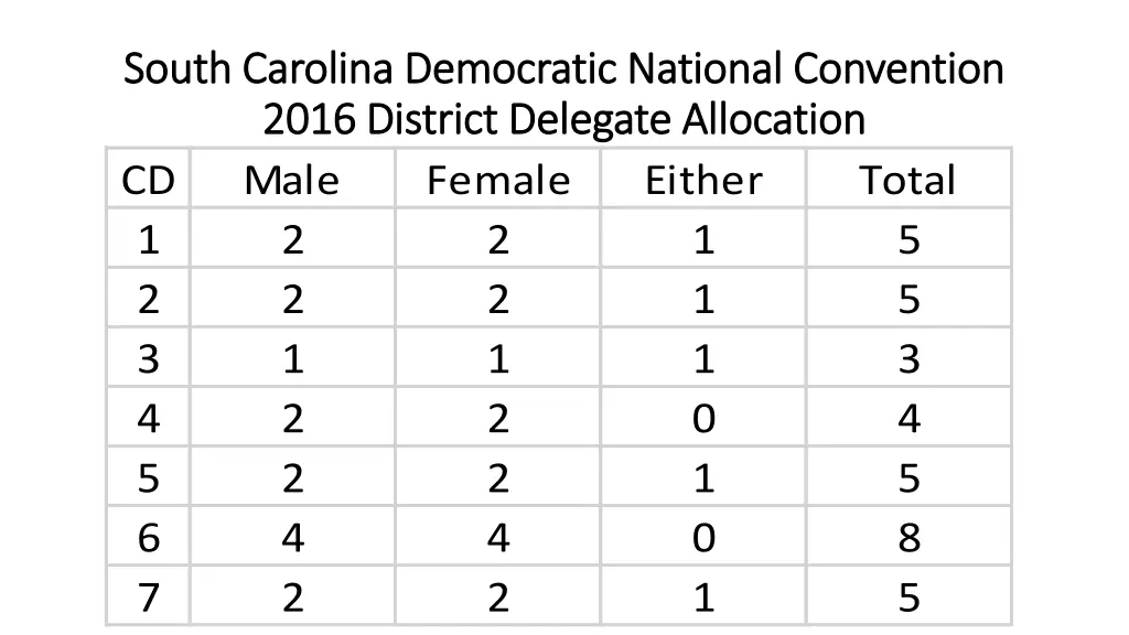 south carolina democratic national convention