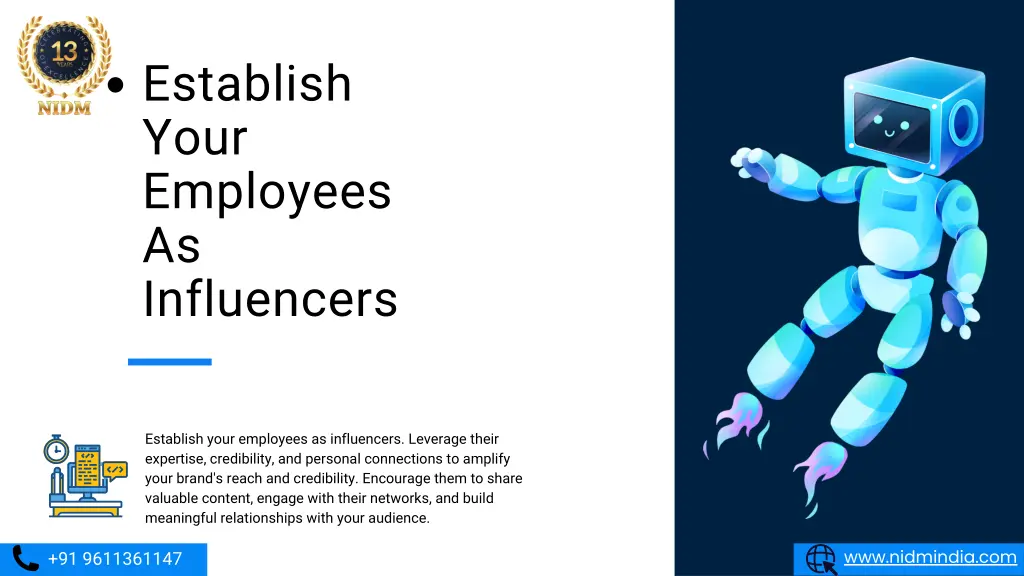 establish your employees as influencers