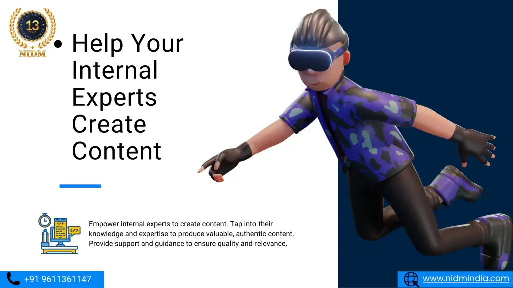 help your internal experts create content