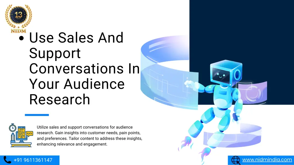 use sales and support conversations in your