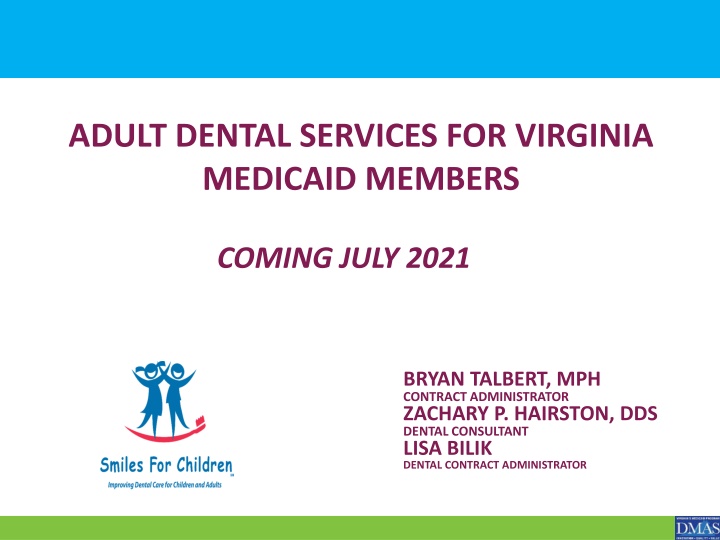 adult dental services for virginia medicaid