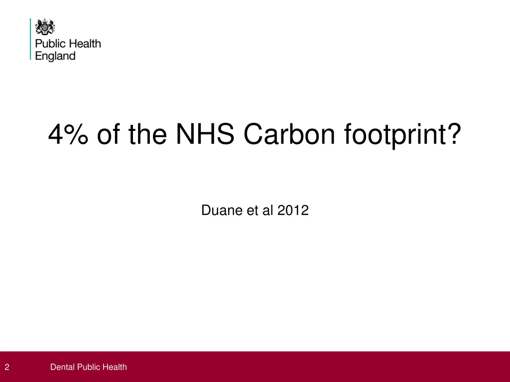 4 of the nhs carbon footprint