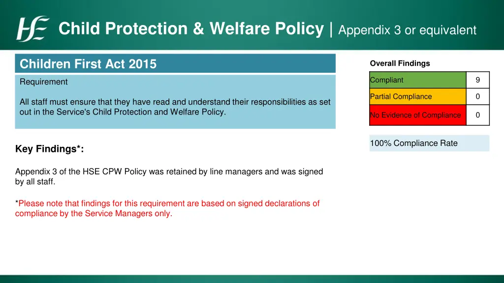 child protection welfare policy appendix