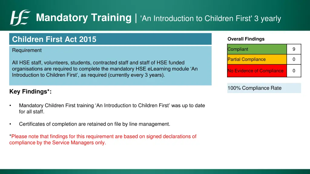 mandatory training an introduction to children