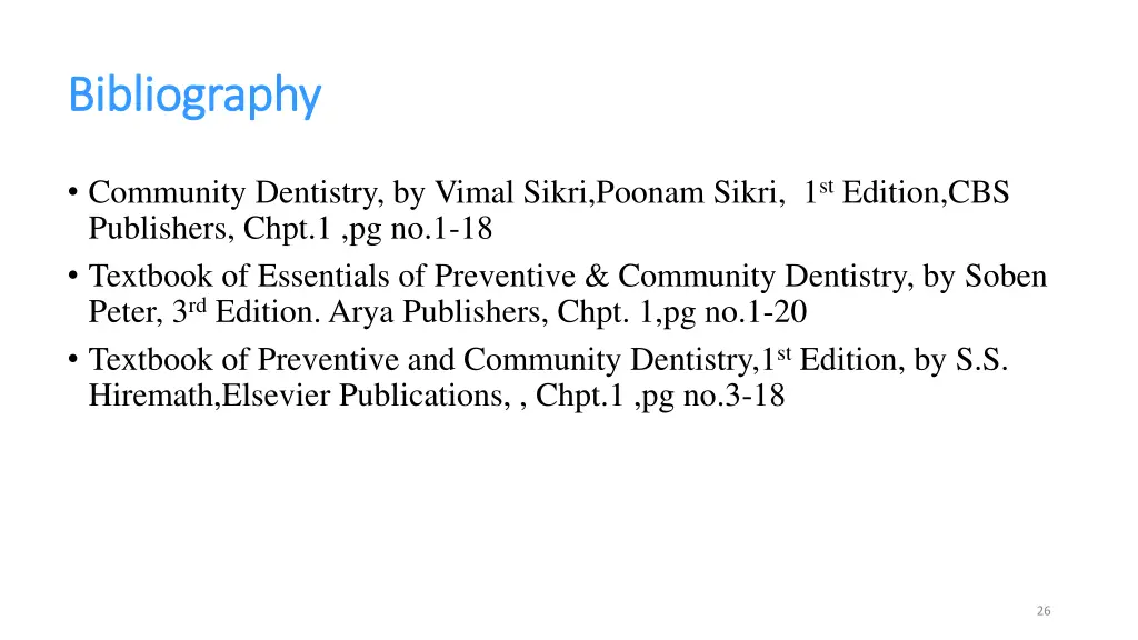 bibliography bibliography