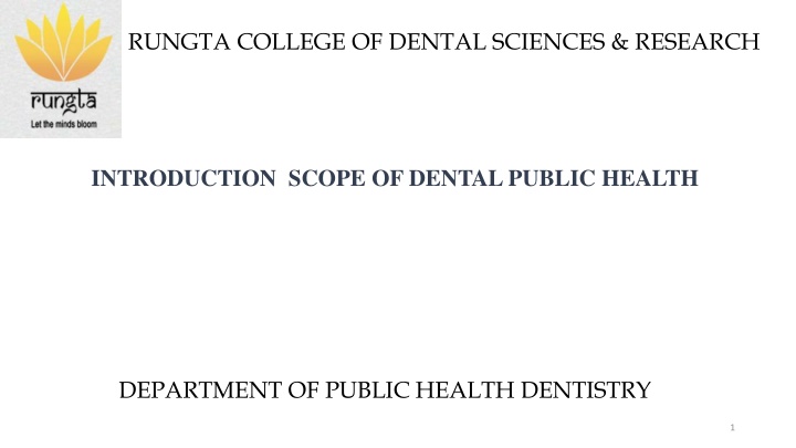 rungta college of dental sciences research