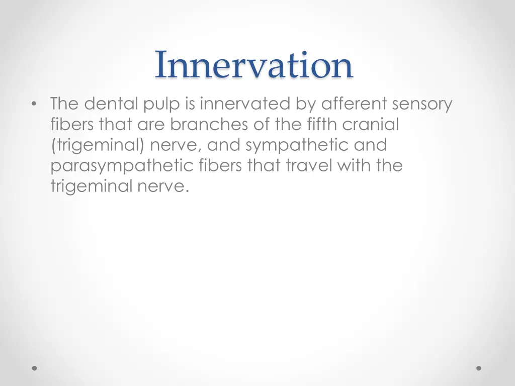 innervation