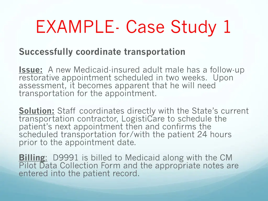 example case study 1