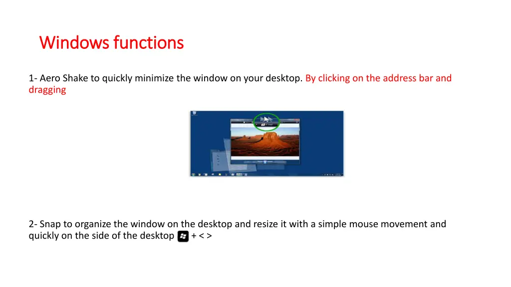 windows functions windows functions