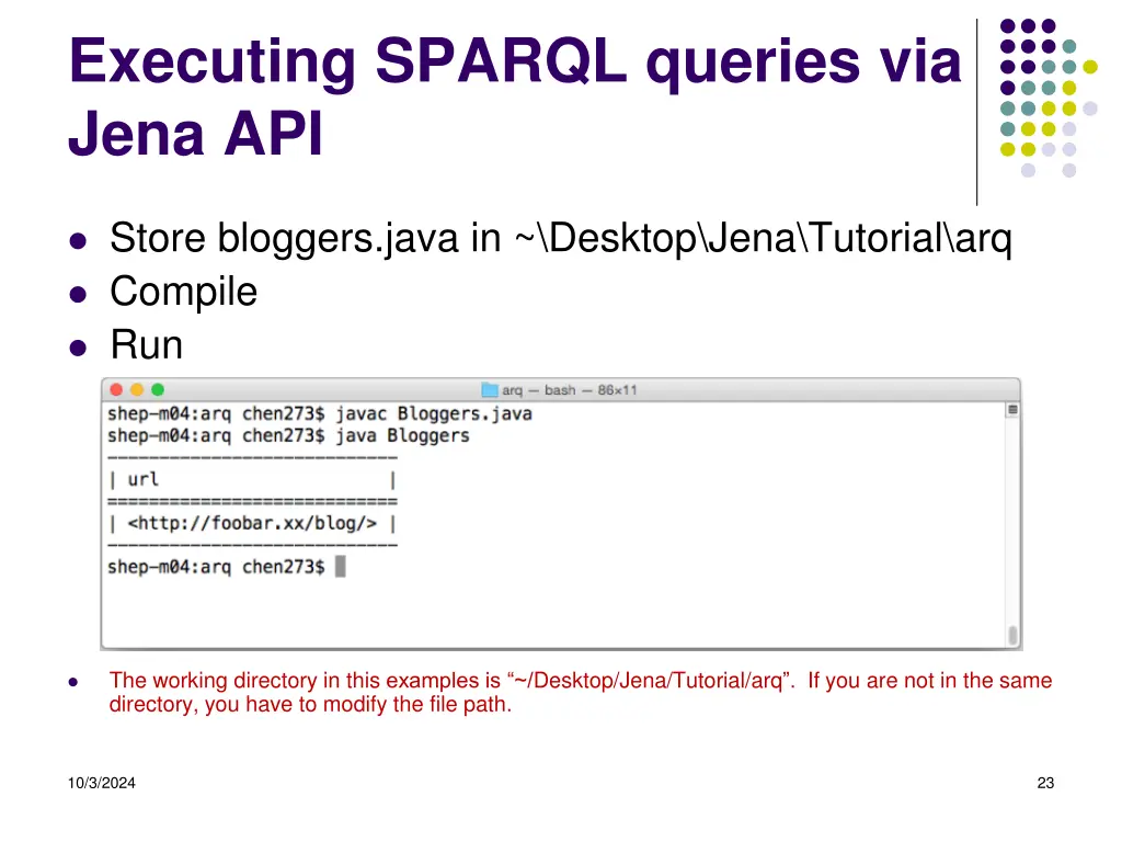 executing sparql queries via jena api 2