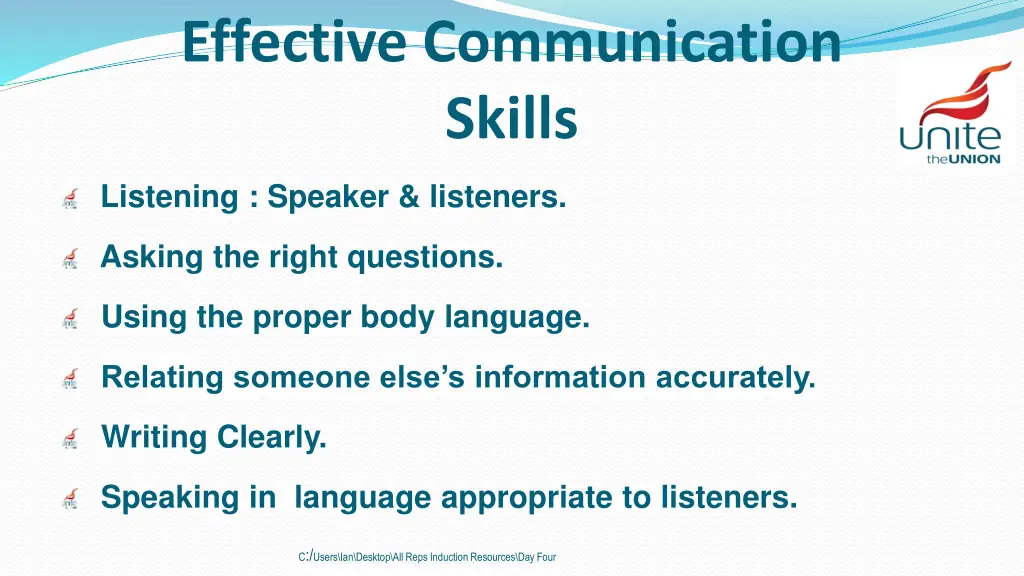 effective communication skills