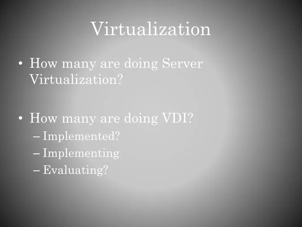 virtualization