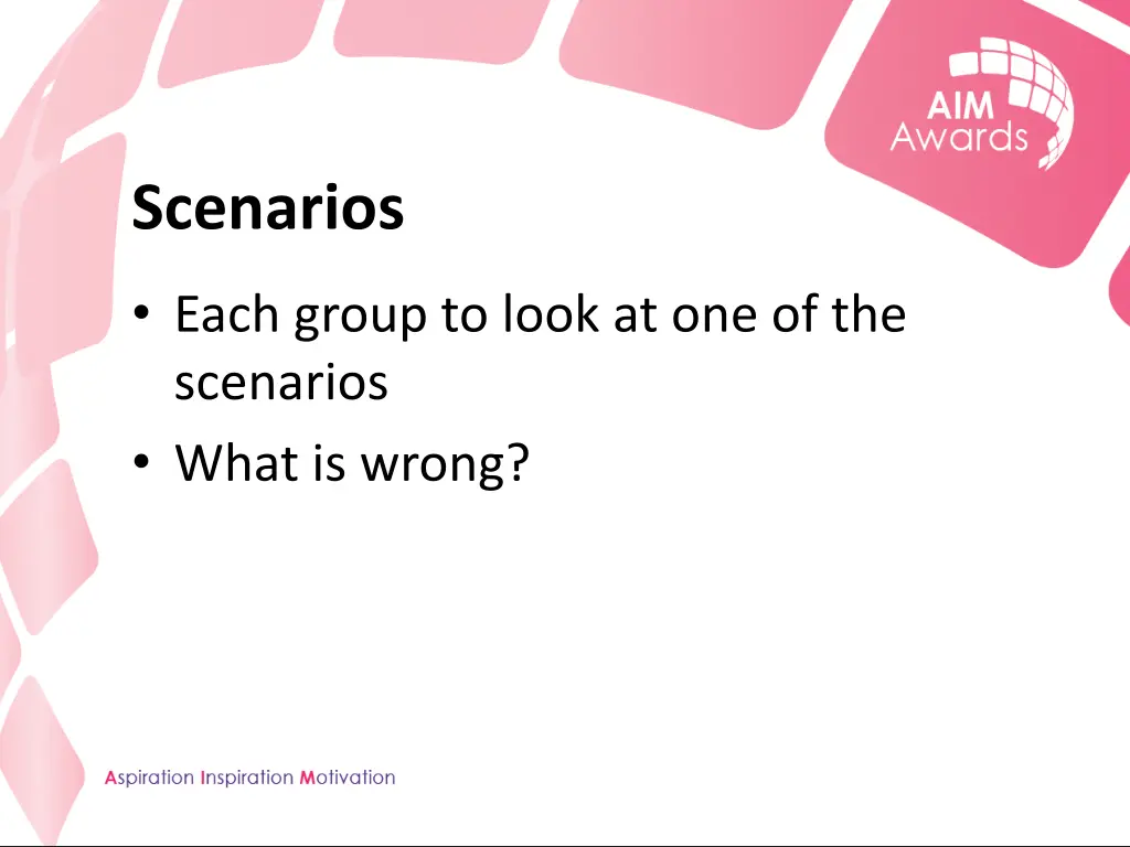 scenarios