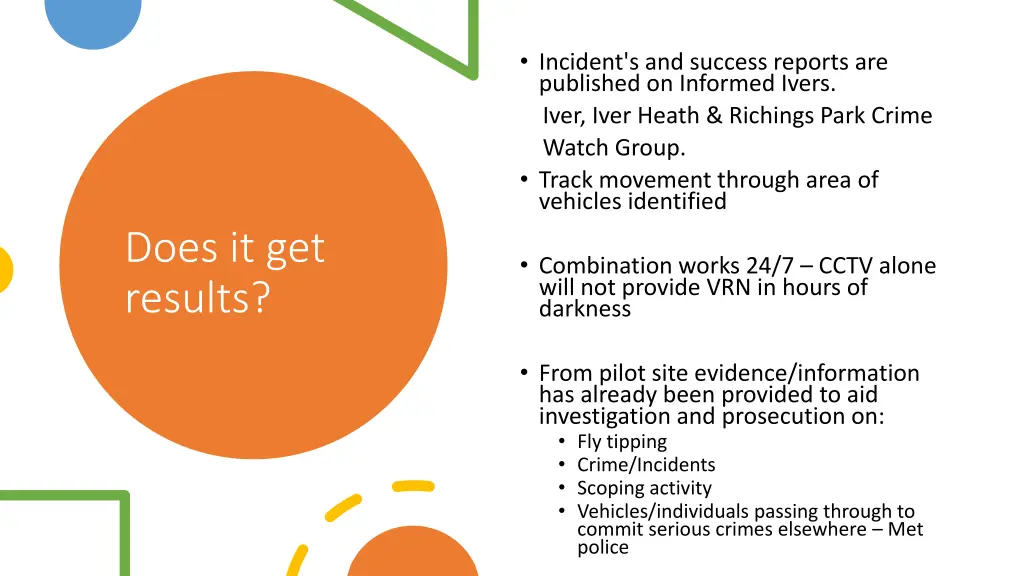 incident s and success reports are published