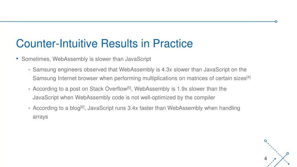 counter intuitive results in practice