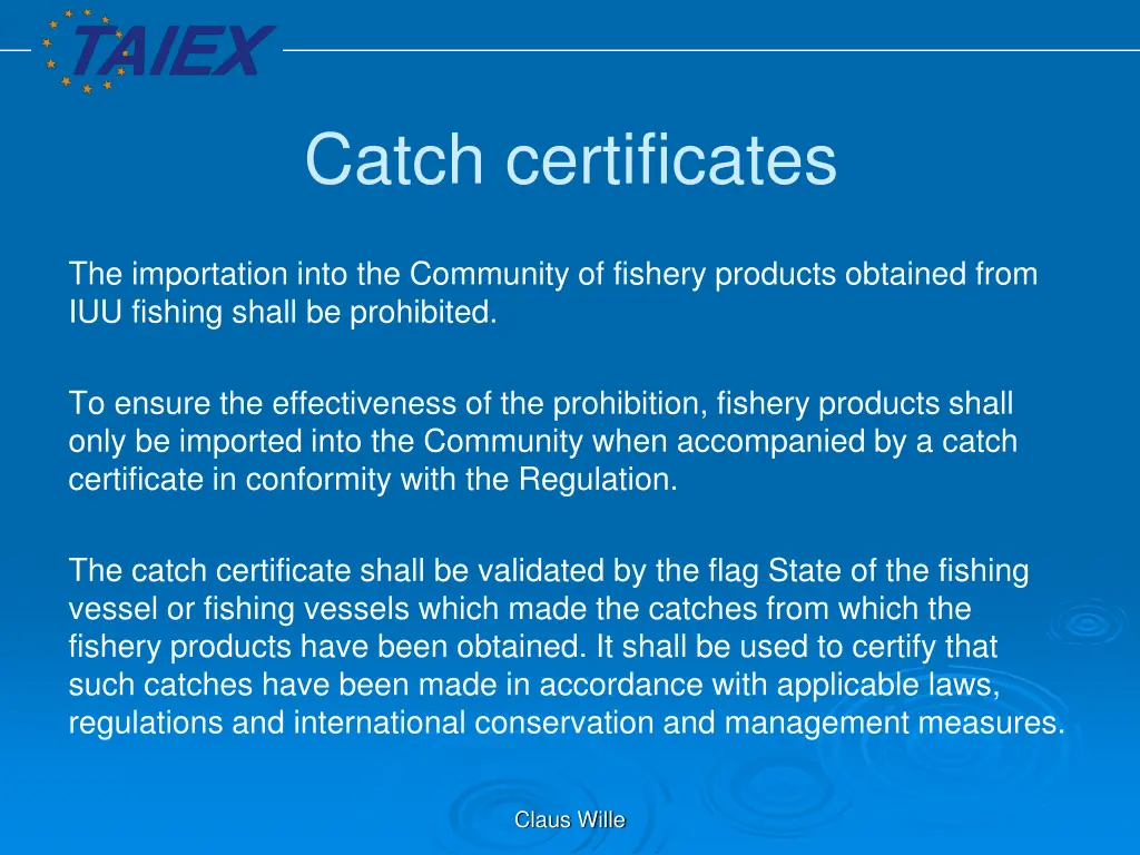 catch certificates