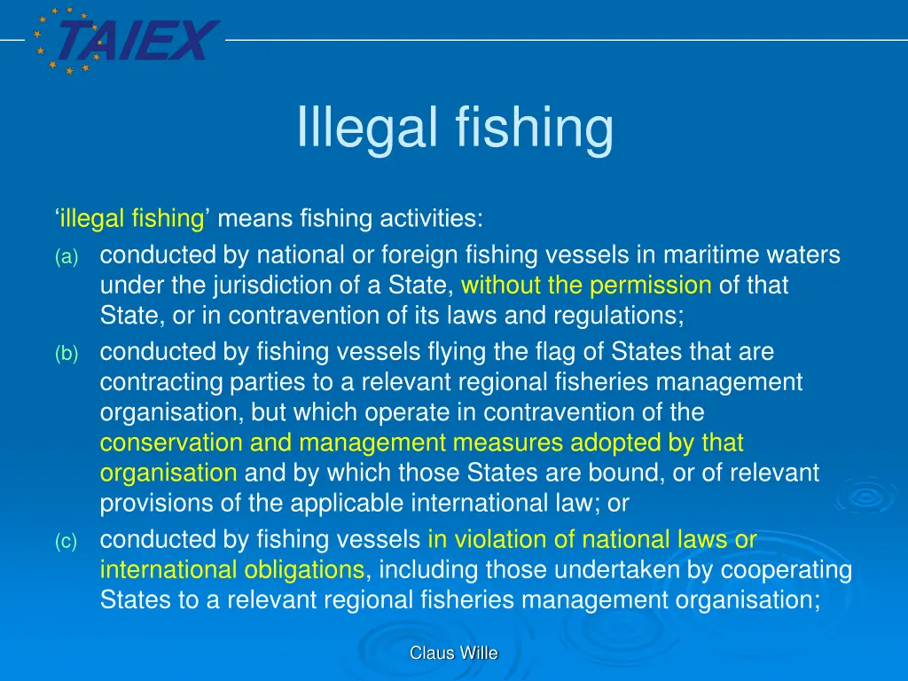 illegal fishing