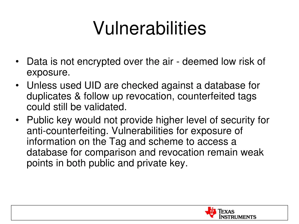 vulnerabilities