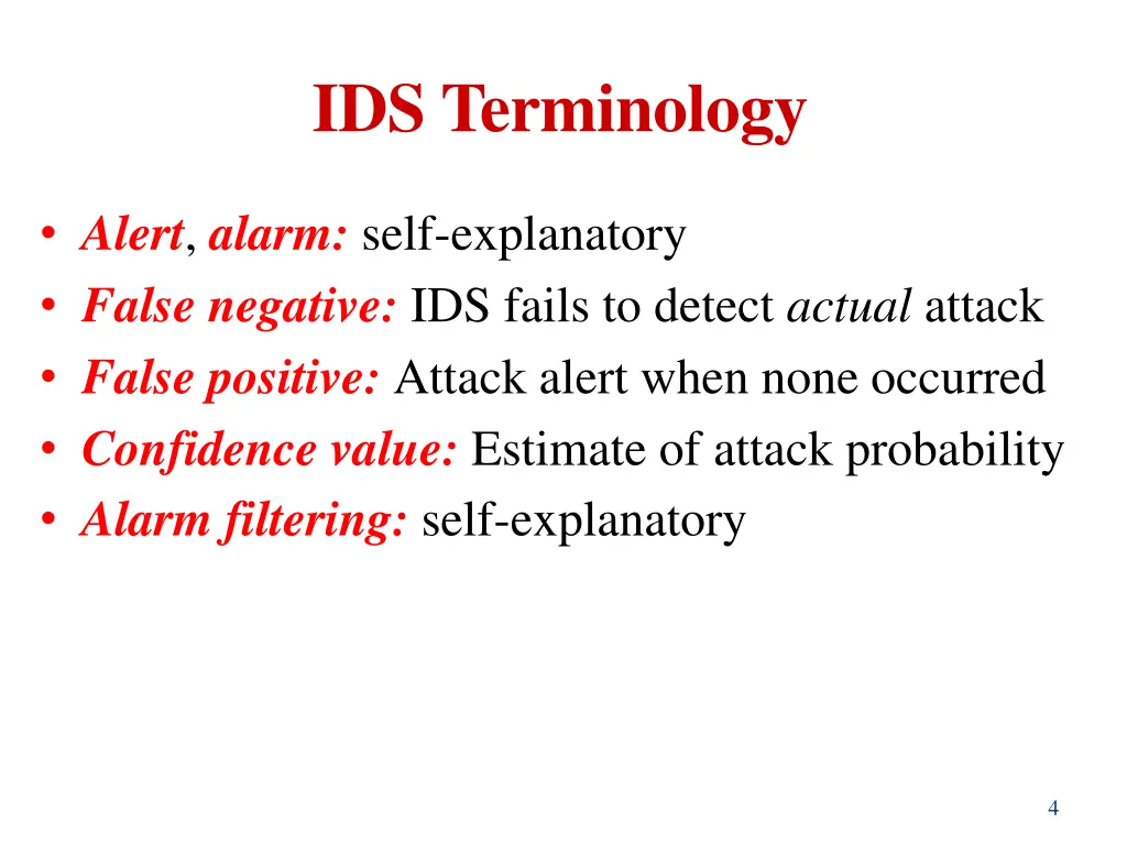 ids terminology