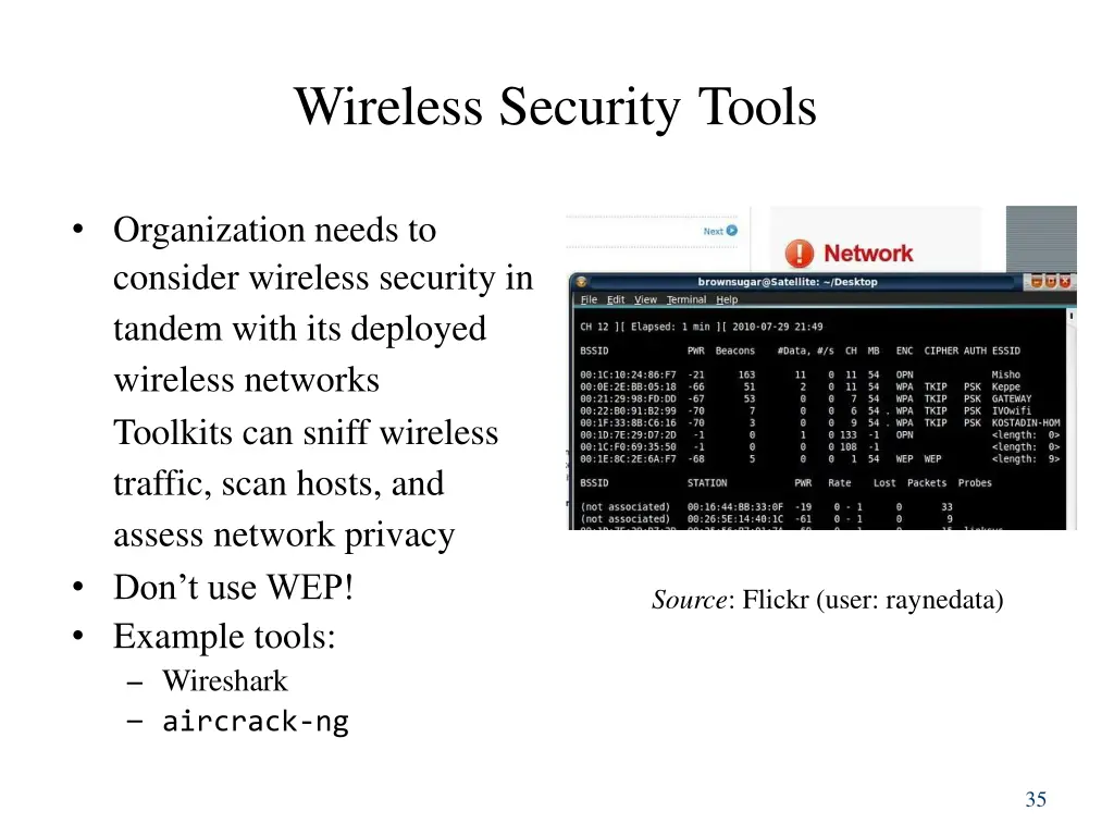 wireless security tools