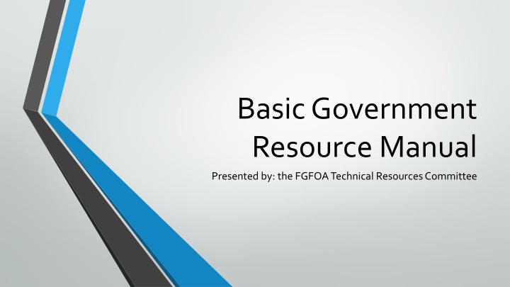 basic government resource manual