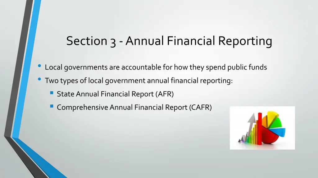 section 3 annual financial reporting