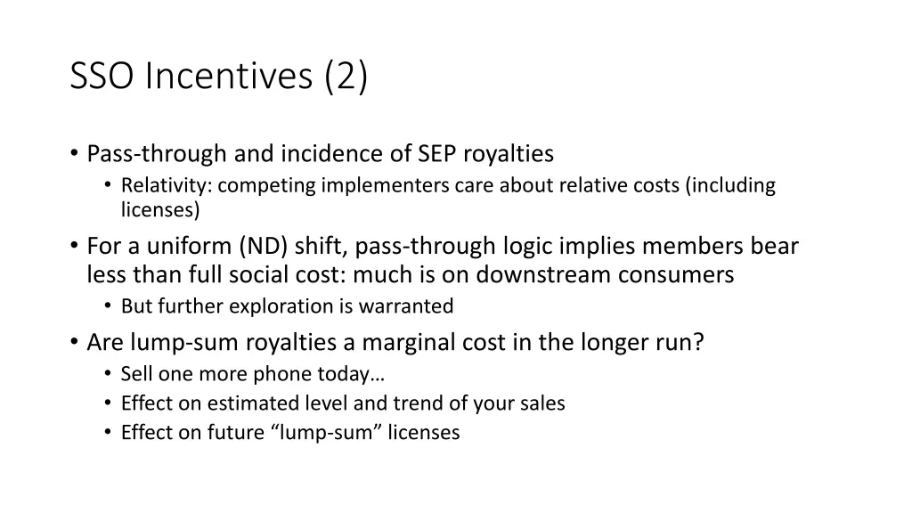 sso incentives 2