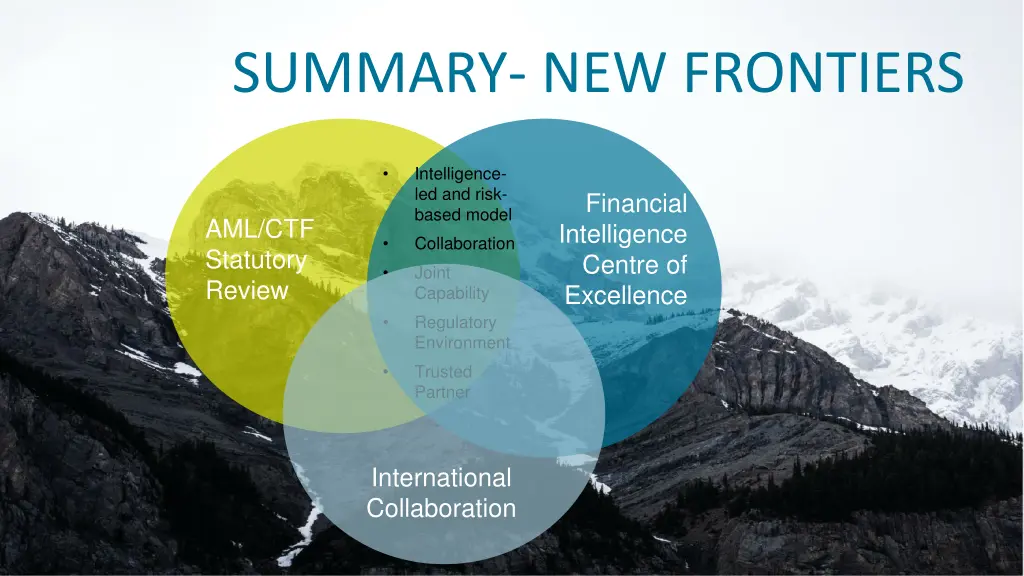 summary new frontiers