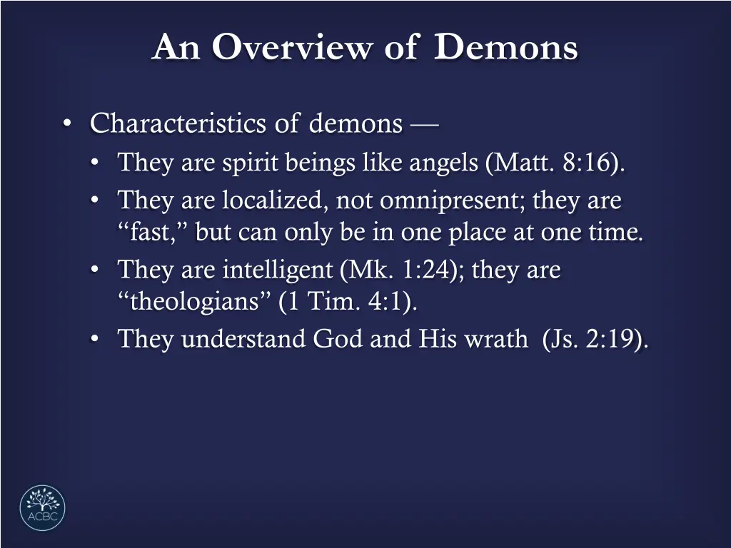 an overview of demons 2