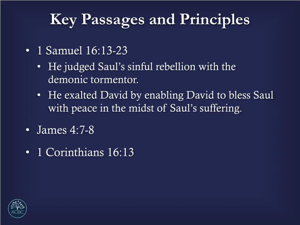 key passages and principles 3