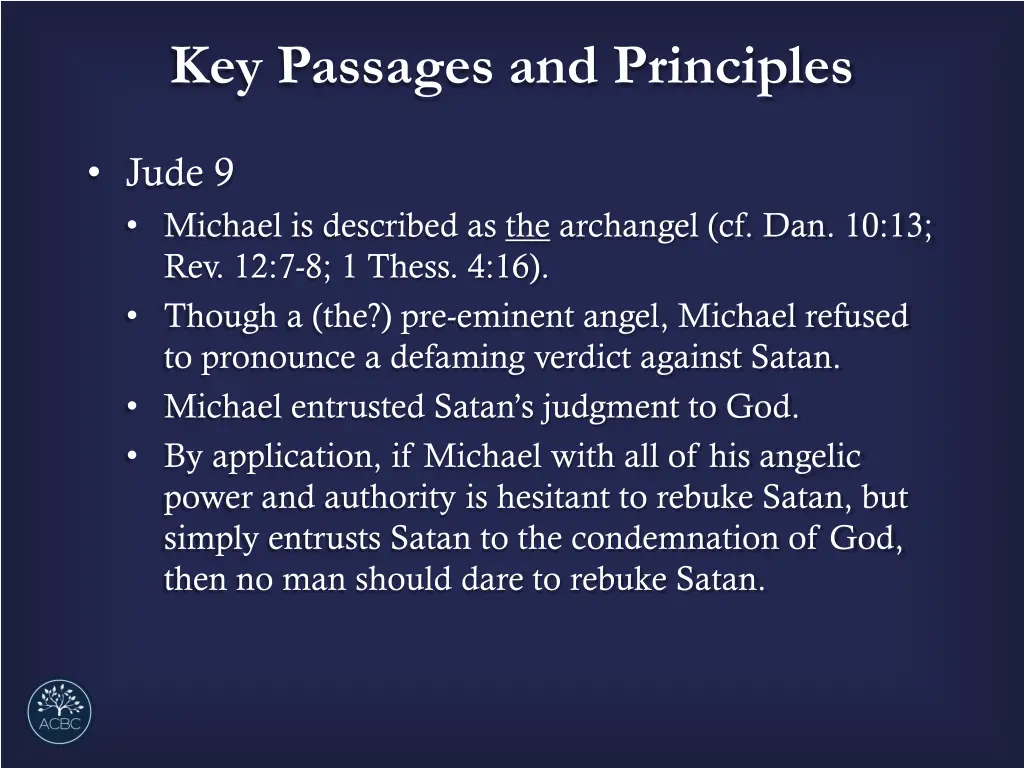 key passages and principles 4