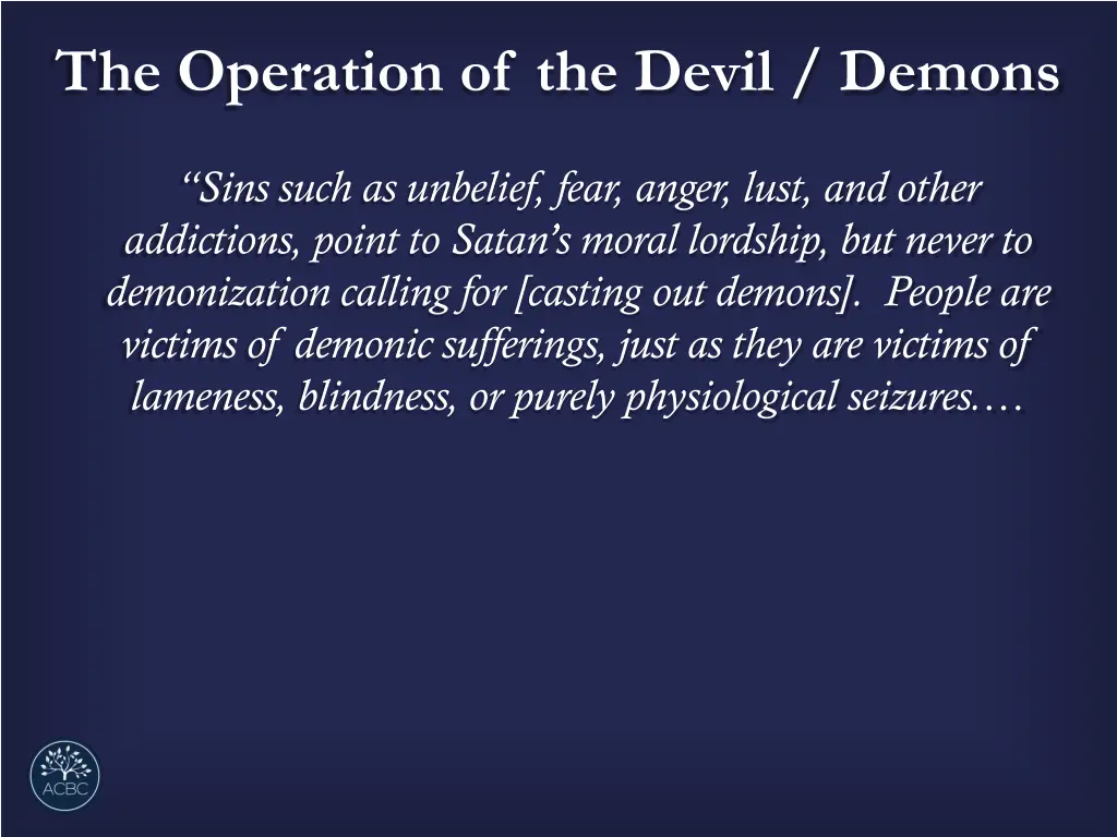 the operation of the devil demons 2