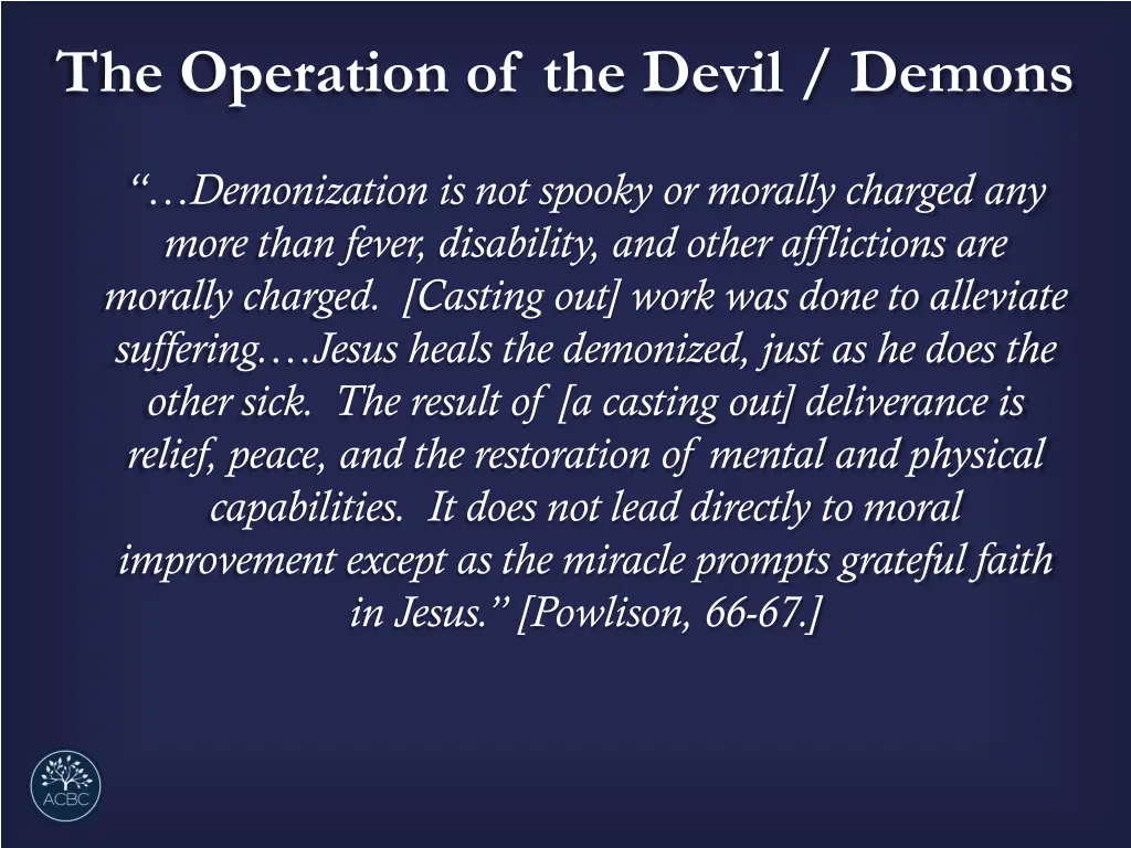 the operation of the devil demons 3