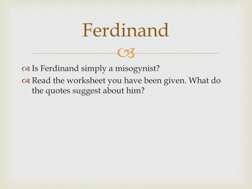 ferdinand