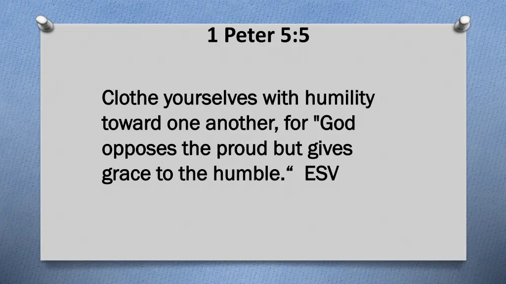 1 peter 5 5