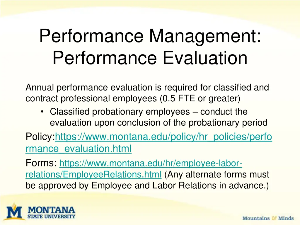 performance management performance evaluation