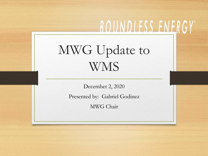 mwg update to wms