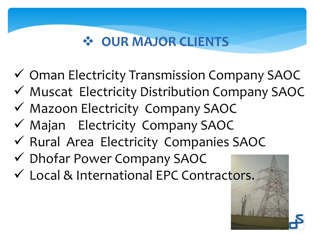 our major clients