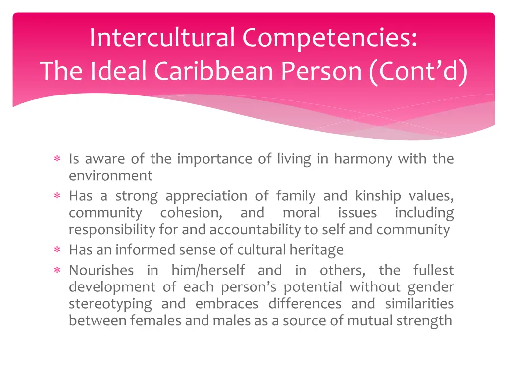 intercultural competencies the ideal caribbean 1