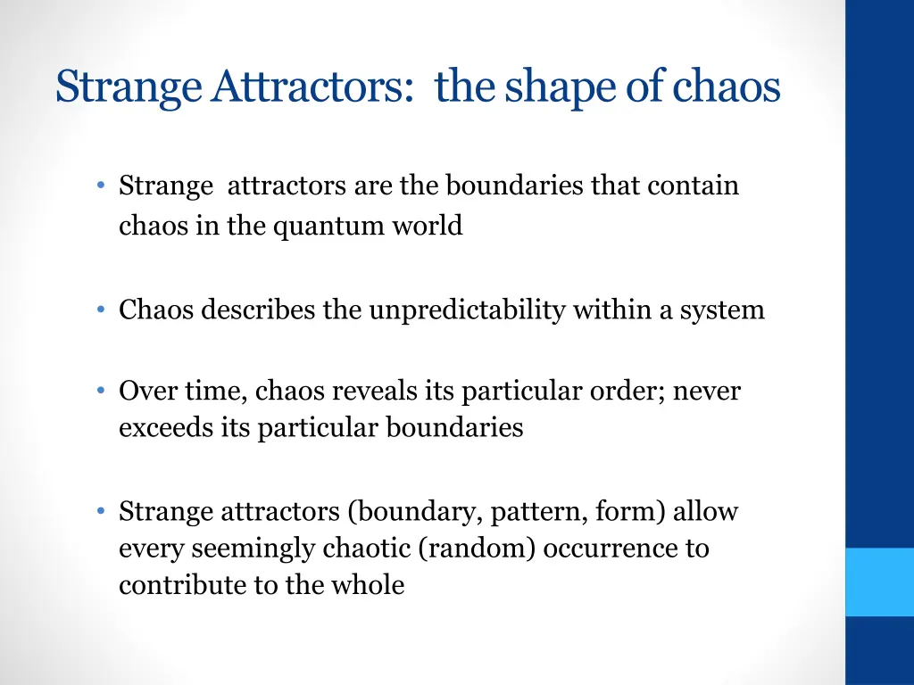 strange attractors the shape of chaos