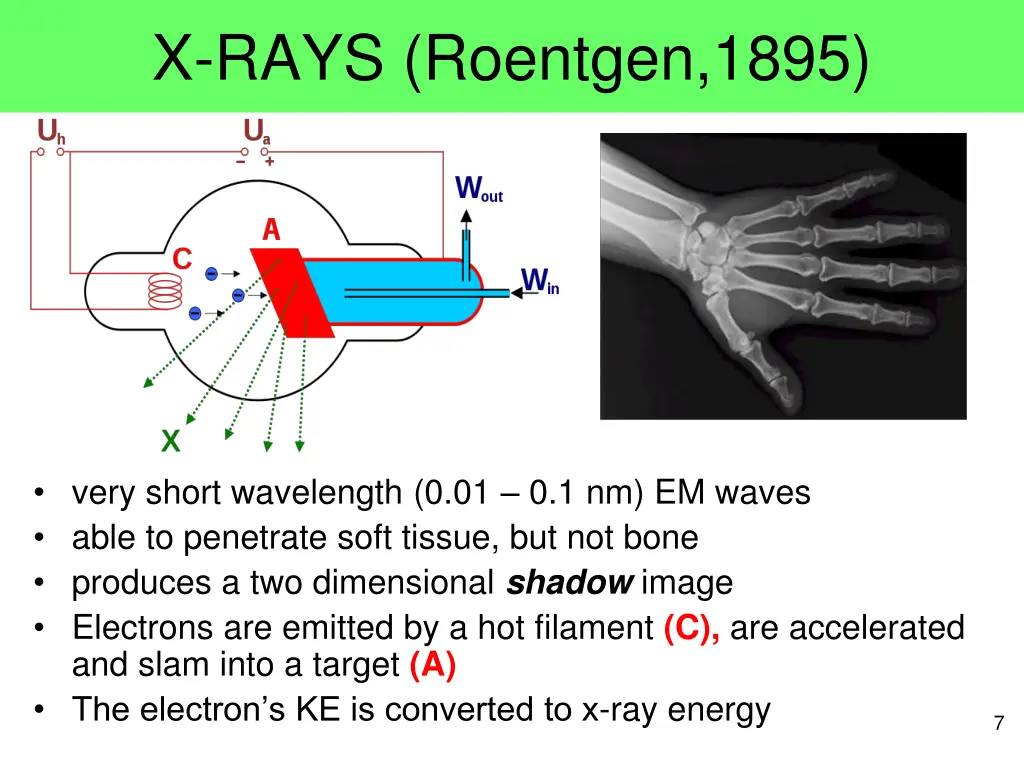 x rays roentgen 1895