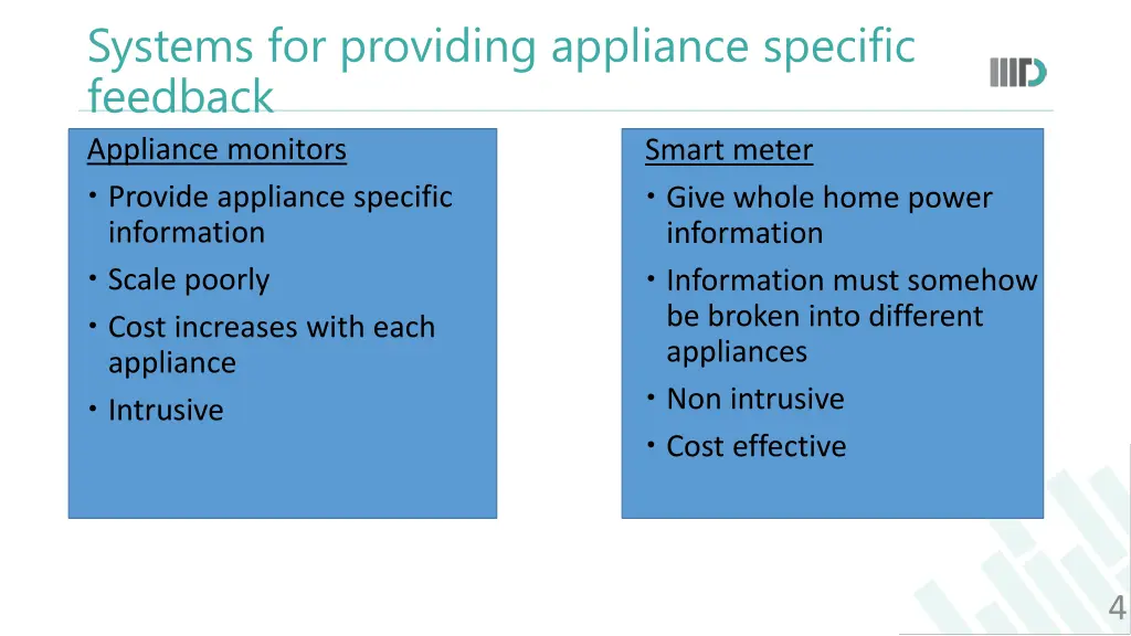 systems for providing appliance specific feedback