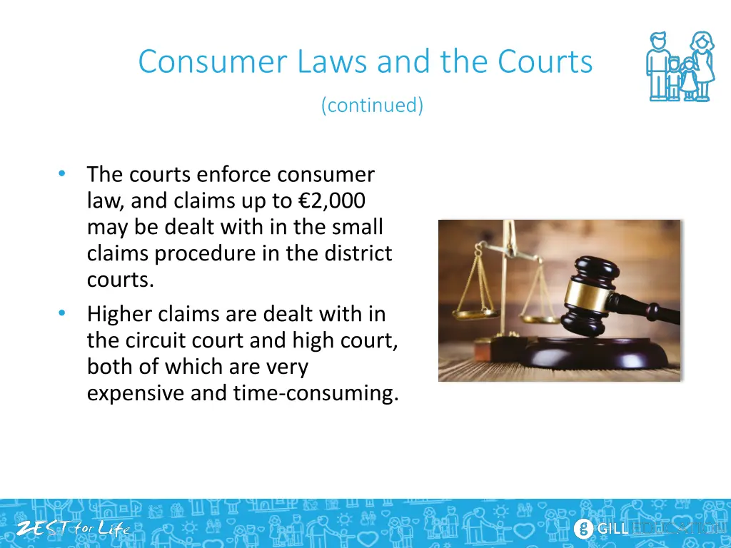 consumer laws and the courts continued