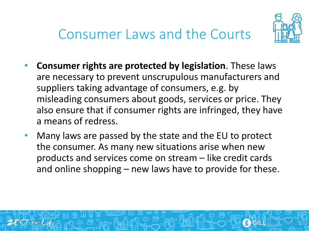 consumer laws and the courts